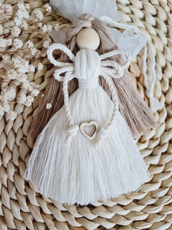 Anděl macramé Naturella