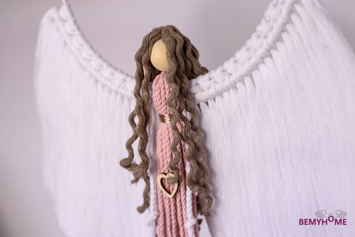 Anděl macramé s příběhem