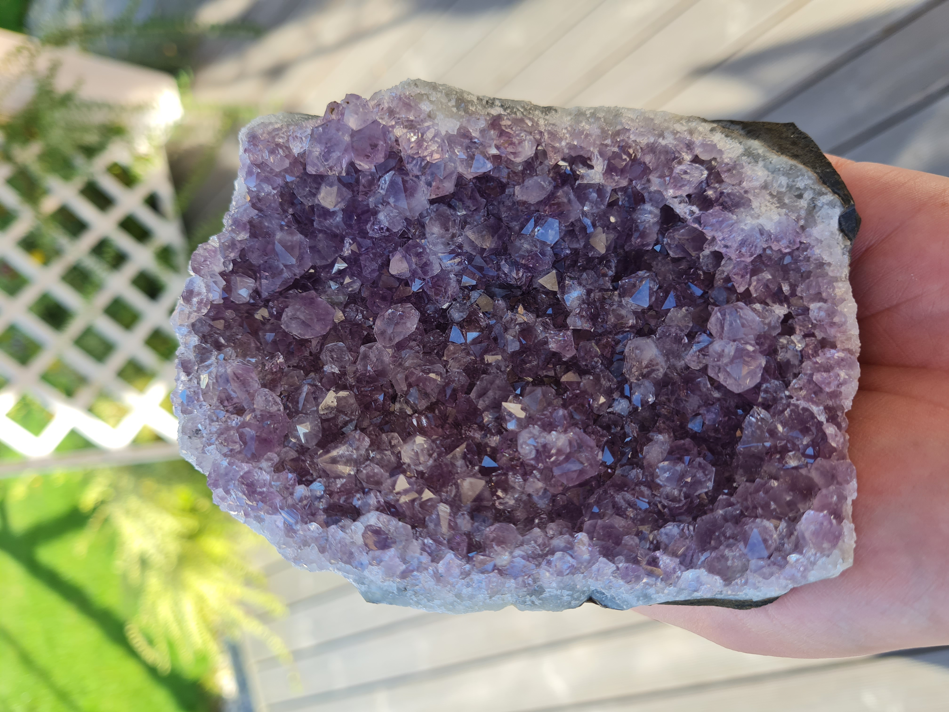 Ametystová drúza - 0,654 kg č.6 (ochrana, čištění, duchovno)