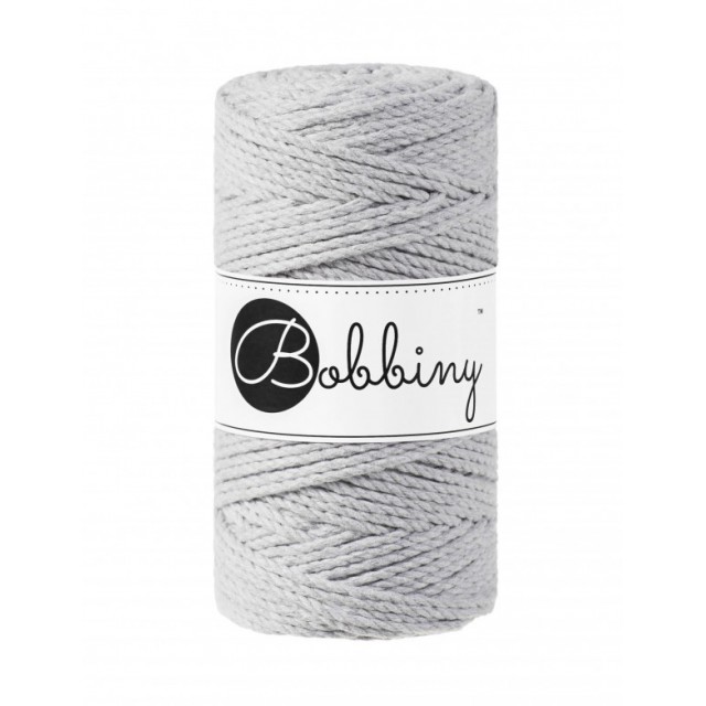 MACRAME 3PLY REGULAR SVĚTLE ŠEDÁ (LIGHT GREY)