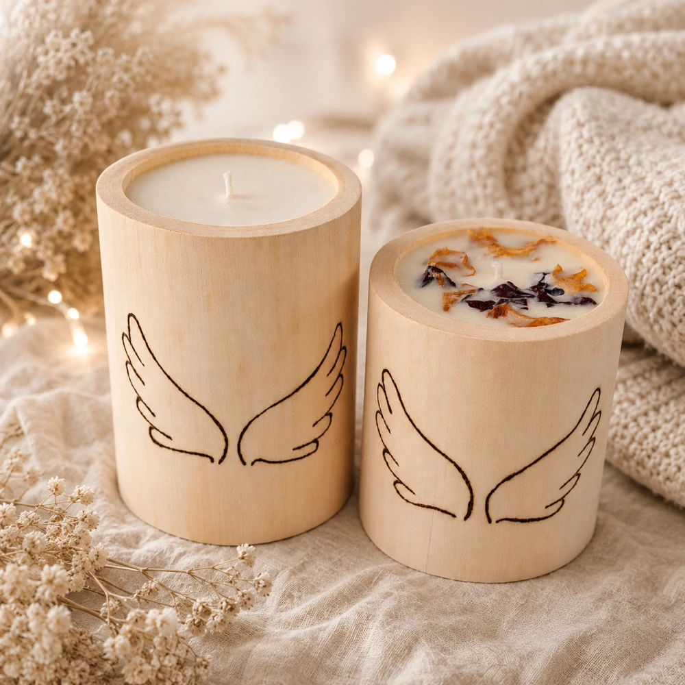 EKO Svíčka - 170 ml - Angel Wings