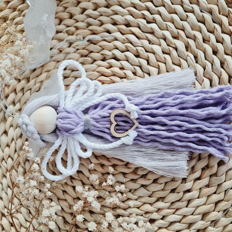 Anděl macramé LEVANDER