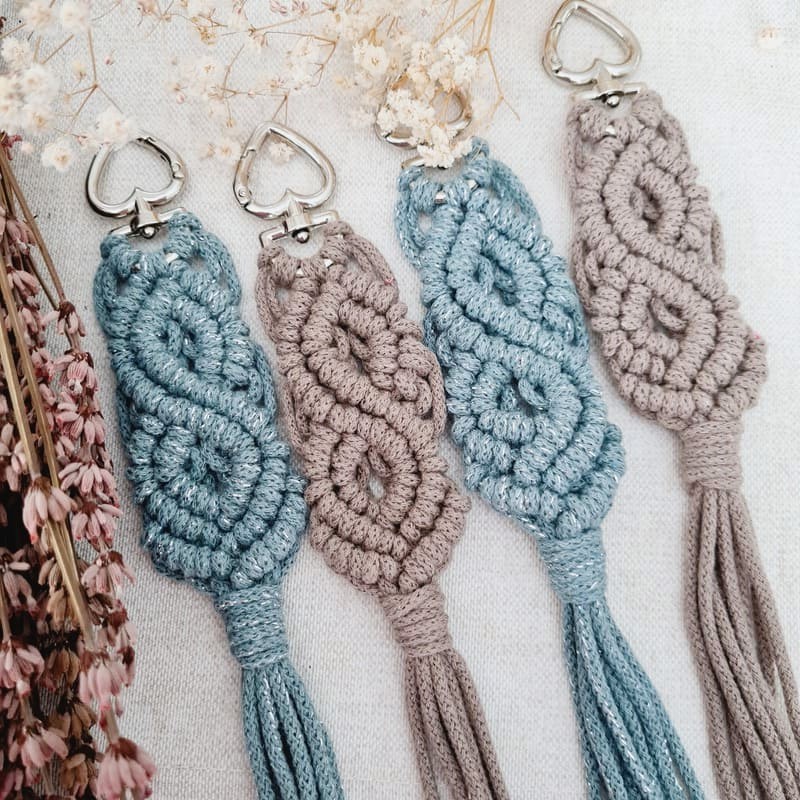 Klíčenka macramé BOHO