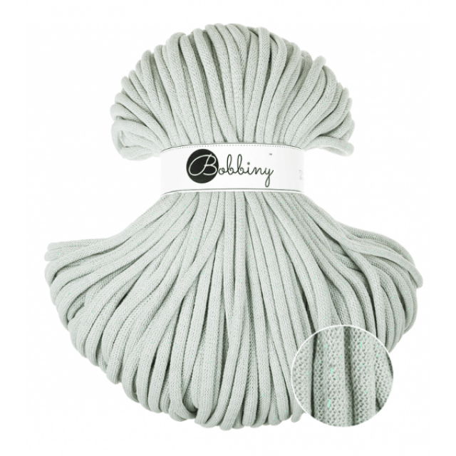 BOBBINY ŠŇŮRY JUMBO GLOSSYMILKY GREEN