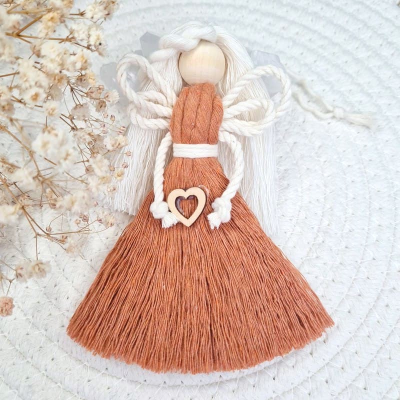 Anděl macramé CHRISTIE