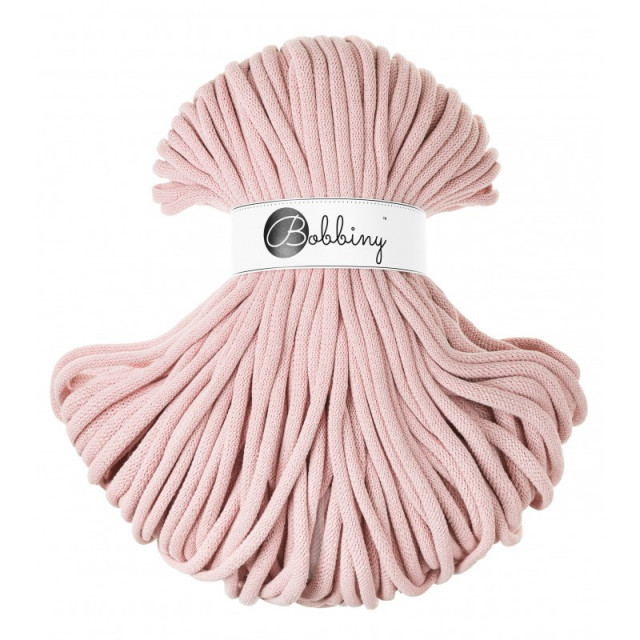 BOBBINY ŠŇŮRY JUMBO PASTEL PINK 