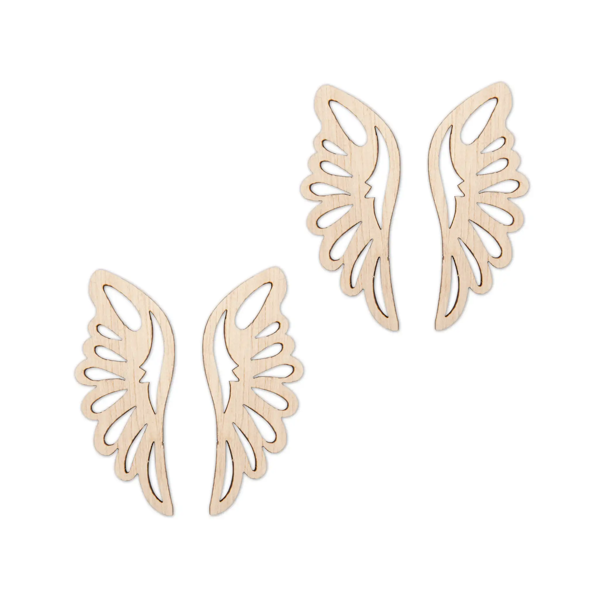 Dřevěný výřez andělské křídlo č.1