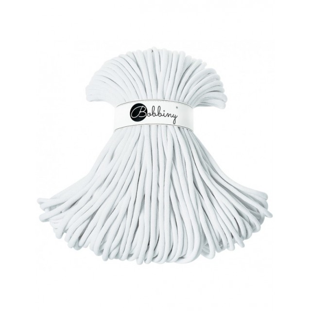 BOBBINY ŠŇŮRY JUMBO BÍLÁ (WHITE)