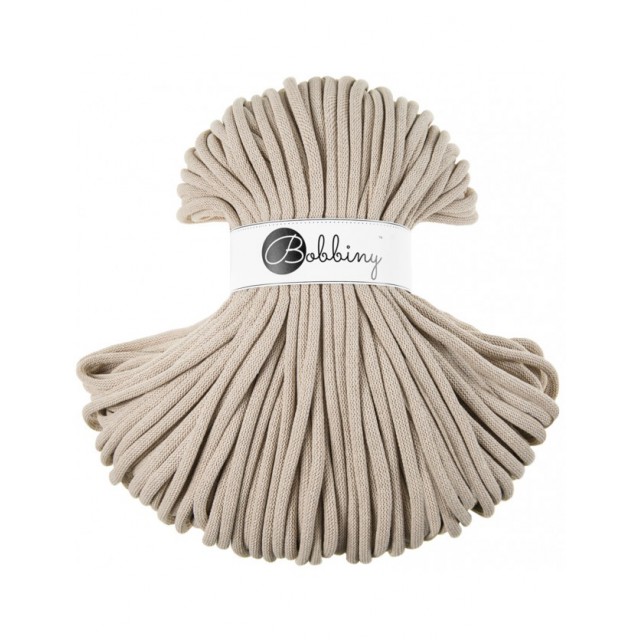 BOBBINY ŠŇŮRY JUMBO BÉŽOVÁ (BEIGE)