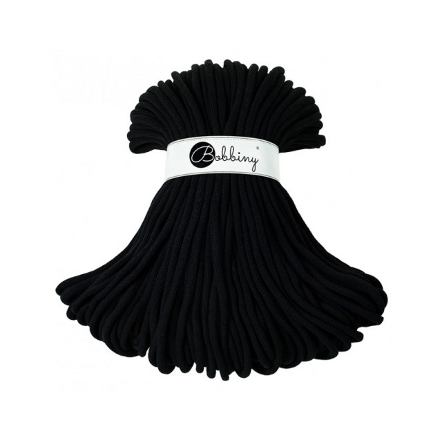 BOBBINY ŠŇŮRY JUMBO ČERNÁ (BLACK)