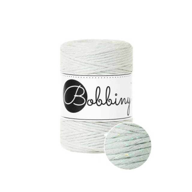 MACRAME BABY GLOSSY MILKY GREEN