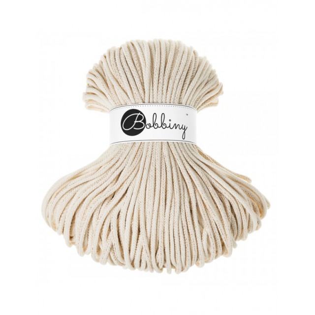 BOBBINY ŠŇŮRY JUNIOR NATURAL SE ZLATOU NITKOU