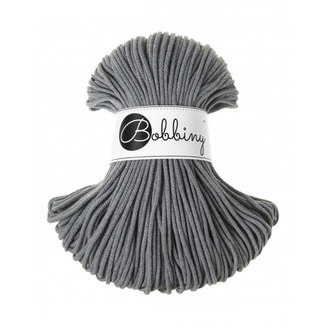 BOBBINY ŠŇŮRY JUNIOR OCELOVĚ ŠEDÁ (STEEL)