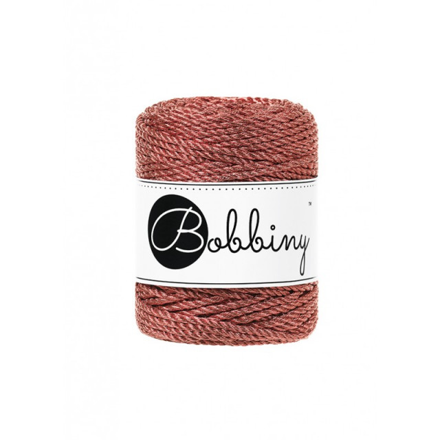 MACRAME 3PLY REGULAR METALLIC COPPER