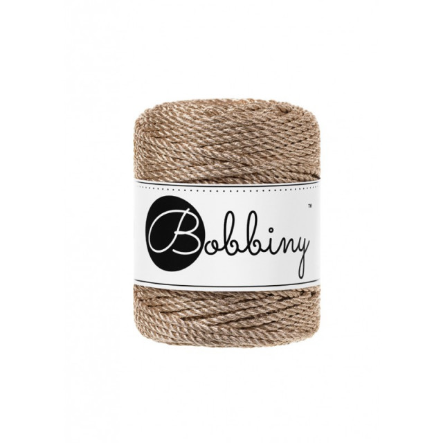 MACRAME 3PLY REGULAR METALLIC ROSE GOLD