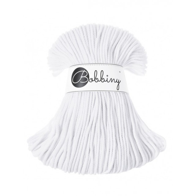 BOBBINY ŠŇŮRY JUNIOR BÍLÁ (WHITE)