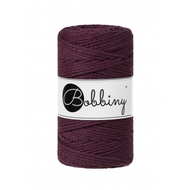 MACRAME 3PLY REGULAR OSTRUŽINA (BLACKBERRY)
