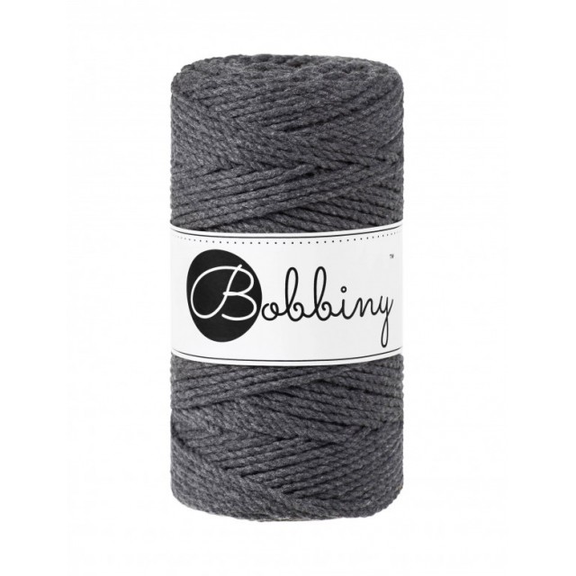 MACRAME 3PLY REGULAR ANTRACIT (CHARCOAL)