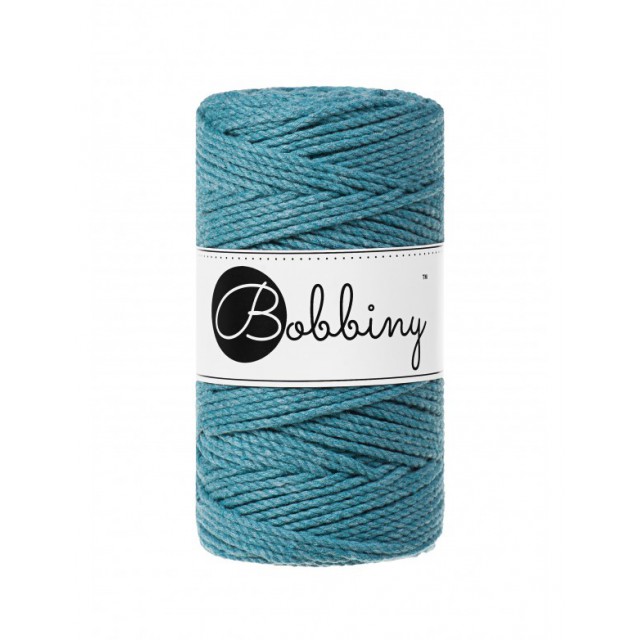 MACRAME 3PLY REGULAR MOŘE (TEAL)