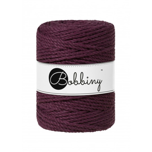 MACRAME 3PLY XXL OSTRUŽINA (BLACKBERRY)