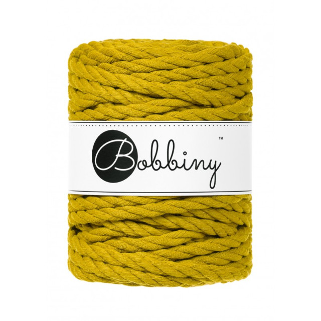 MACRAME 3PLY SPICY YELLOW