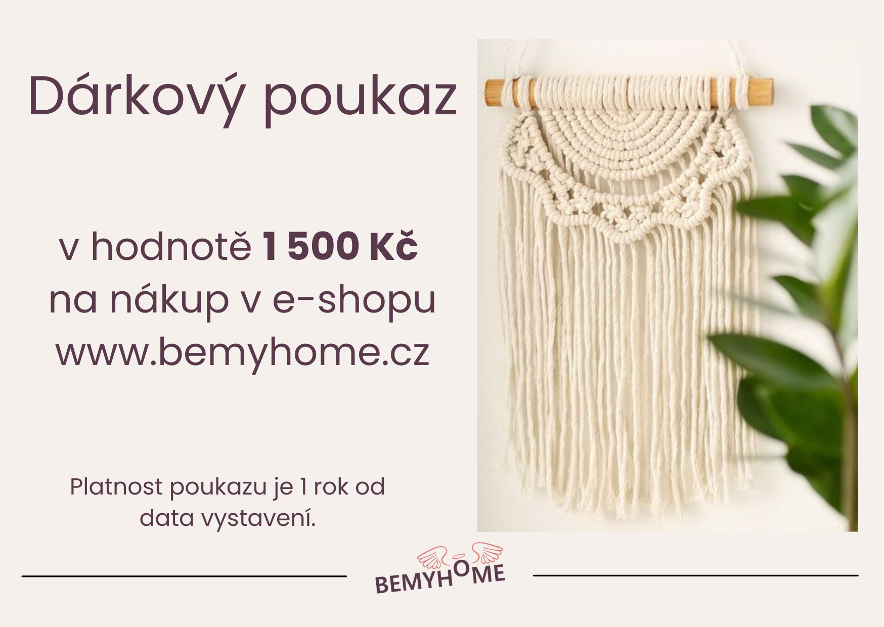 Dárkový poukaz - 1500 Kč