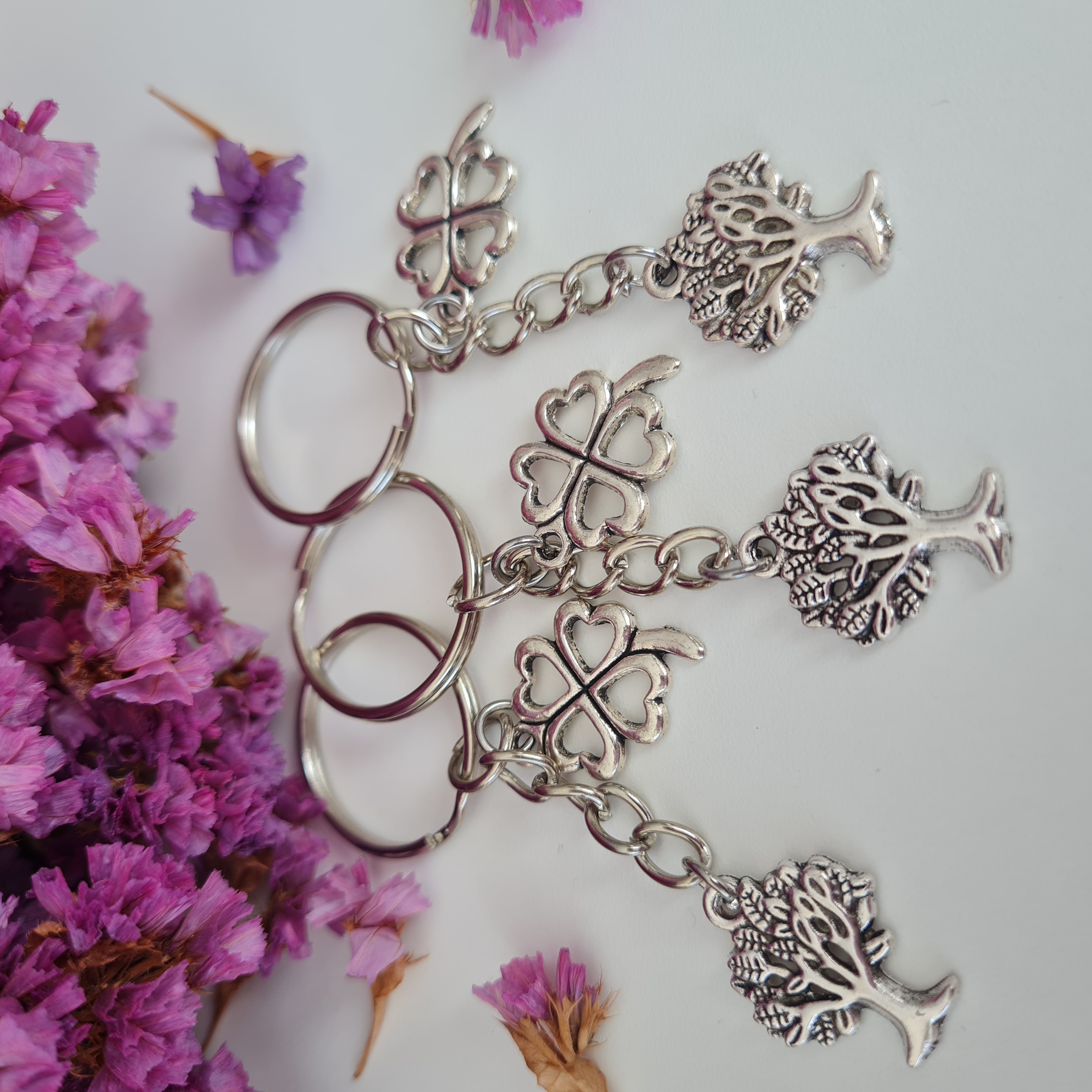 Klíčenka Stromeček života - čtyřlístek