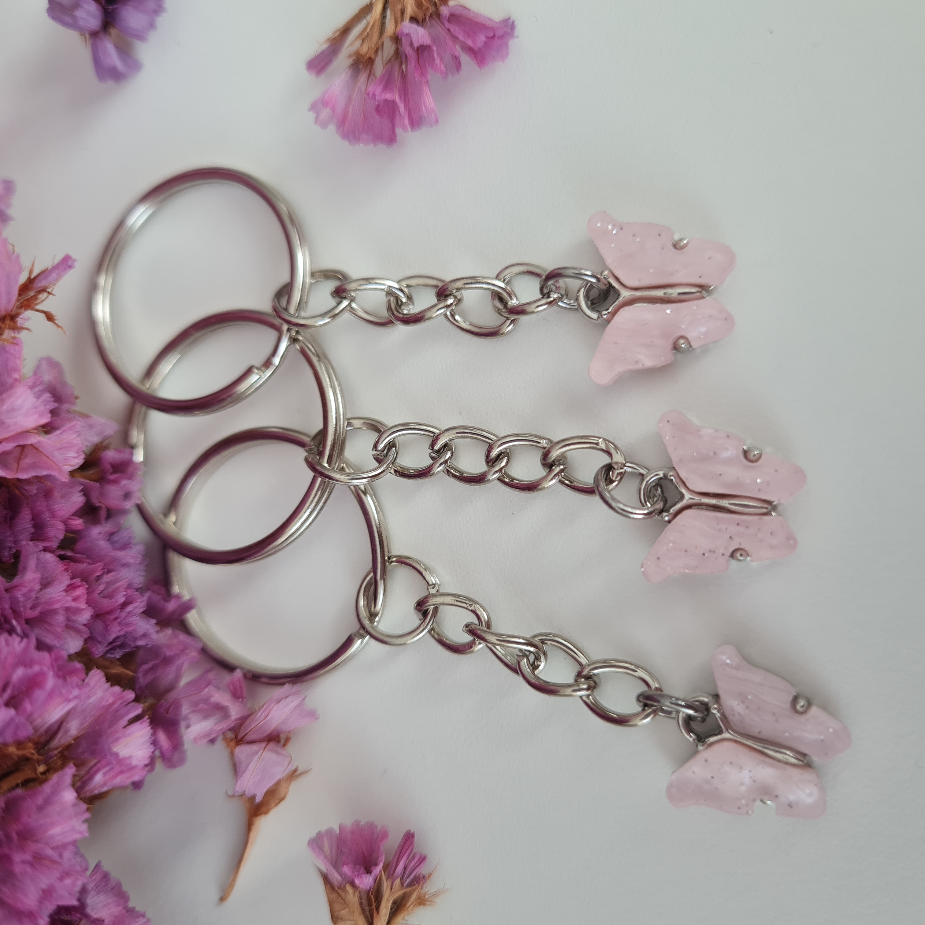 Klíčenka Motýlek perleťový