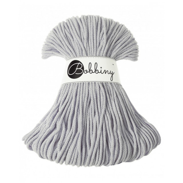 BOBBINY ŠŇŮRY JUNIOR SVĚTLE ŠEDÁ (LIGHT GREY)