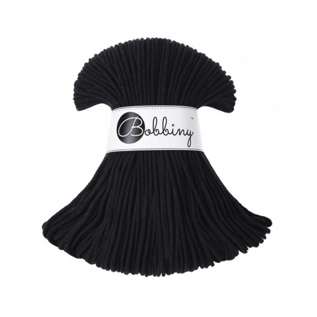 BOBBINY ŠŇŮRY JUNIOR ČERNÁ (BLACK)