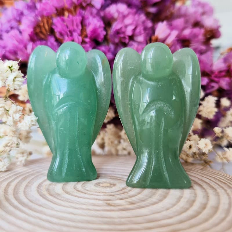 Avanturín anděl 5 cm (štěstí, prosperita, vedení po správné cestě)