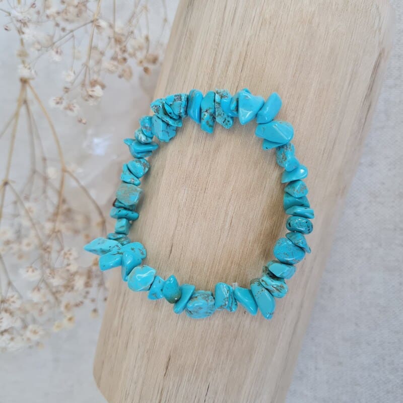 Tyrkenit sekaný náramek (klidná mysl, duševní rovnováha, paměť)