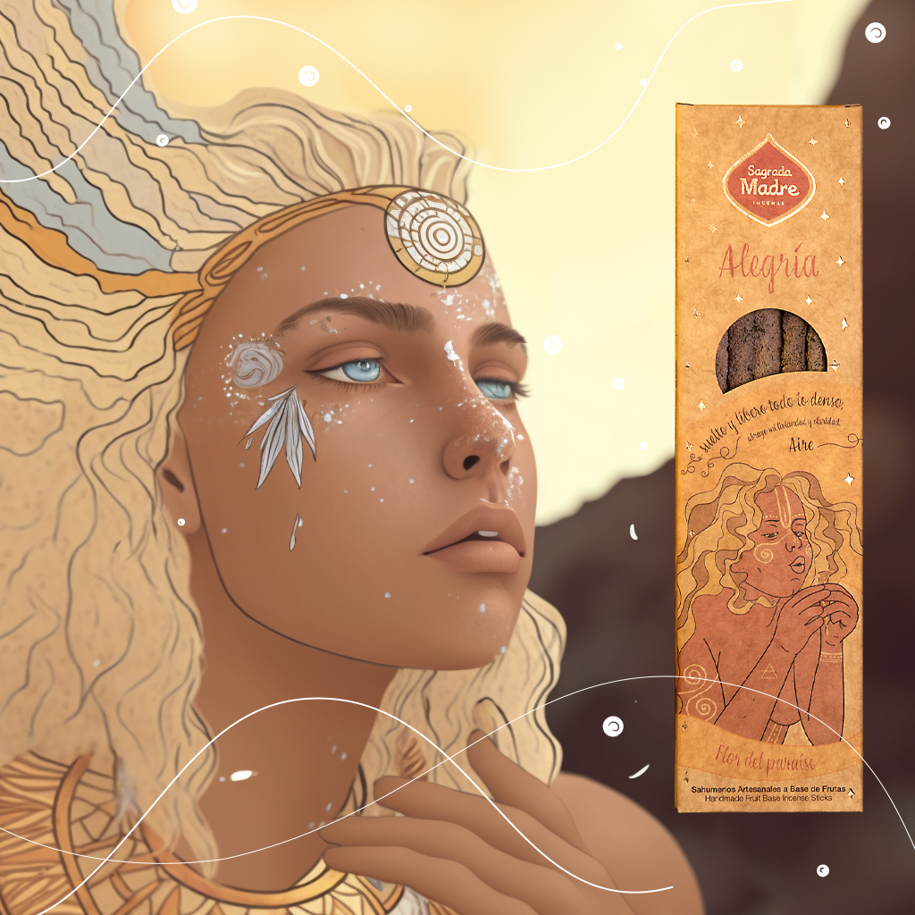 Vonné tyčinky Sagrada Madre 5 ELEMENTŮ – Vzduch – Radost