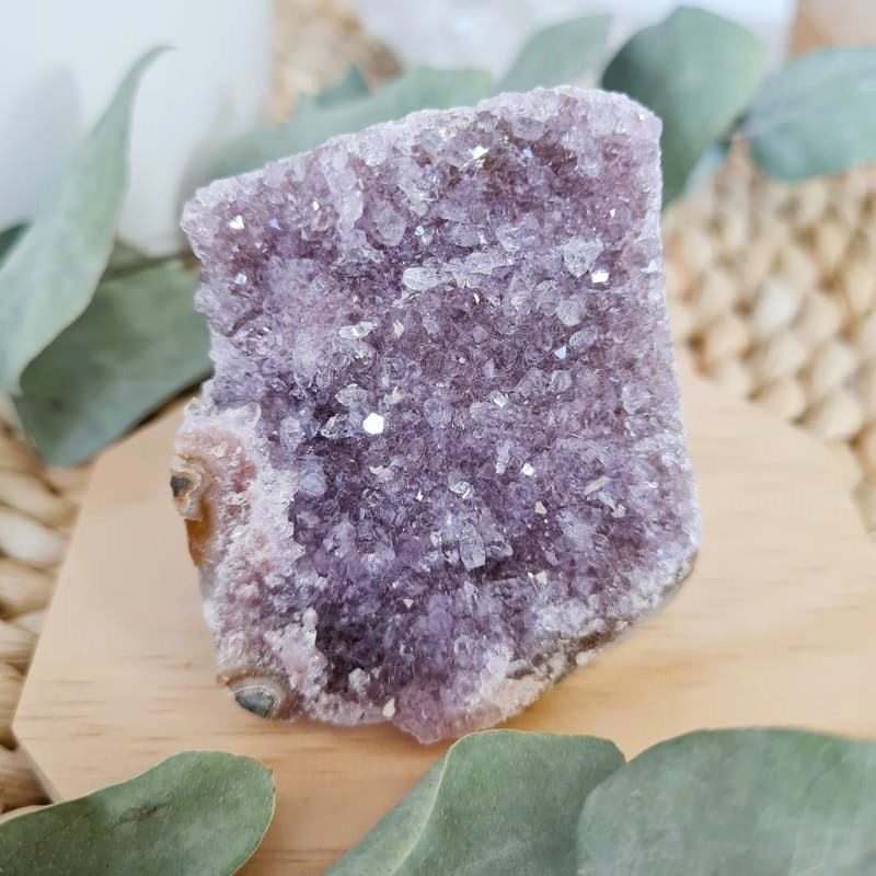 Ametystová drúza - 0,130 kg č.10 (ochrana, harmonie, čištění prostoru)