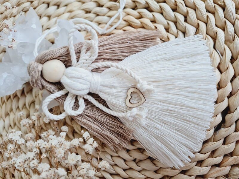 Anděl macramé NATURELLA