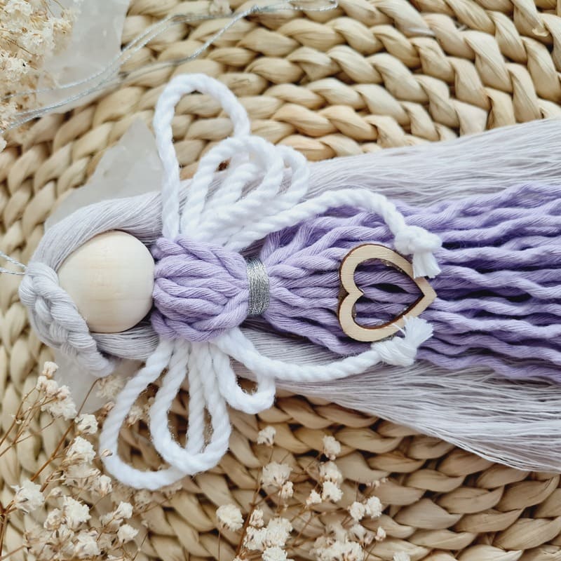 Anděl macramé LEVANDER