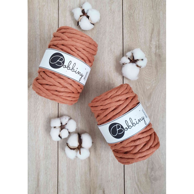 MACRAME 9MM TERRACOTTA