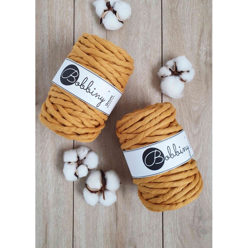 MACRAME 9MM HOŘČICE