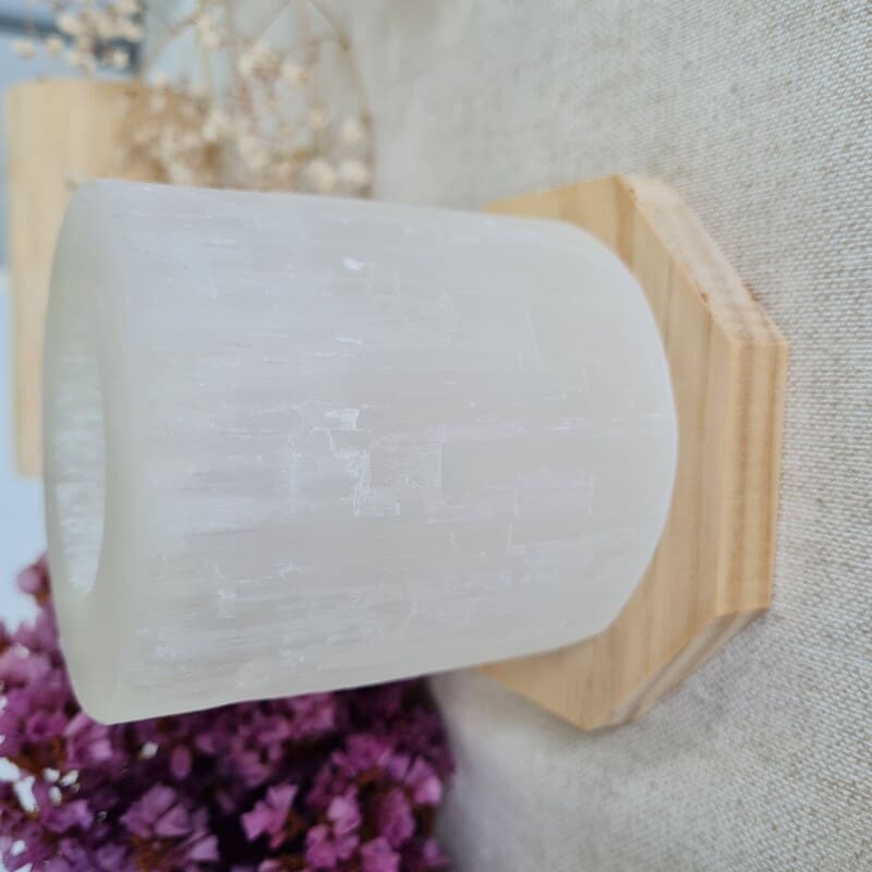 Selenit svícen surový (zklidnění, uvolnění, meditace, jasnozřivost)