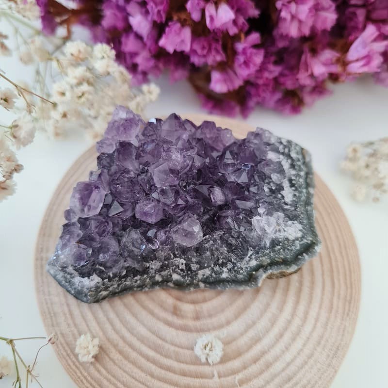 Ametyst drúza vel. L Uruguay (ochrana, harmonie, čištění prostoru)