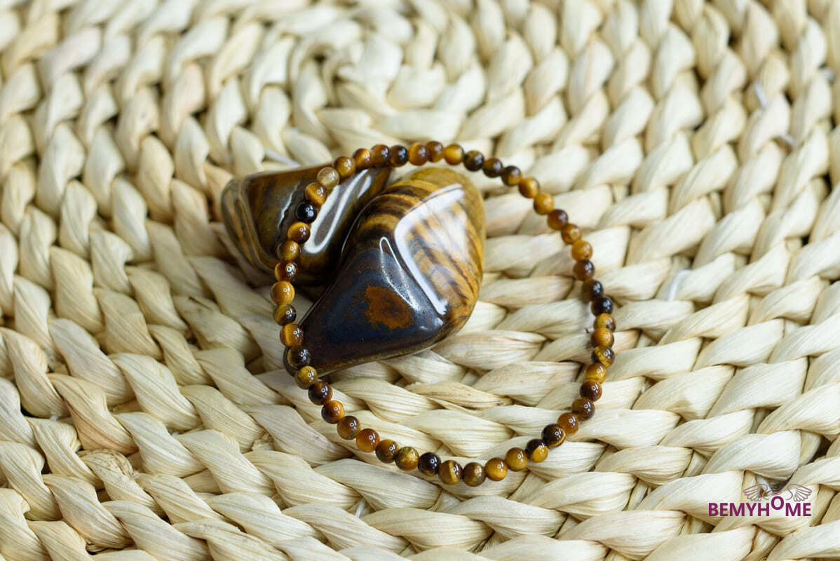 Tygří oko náramek 4 mm (ochrana, koncentrace, pozitivní myšlenky, odvaha)  dámský/pánský