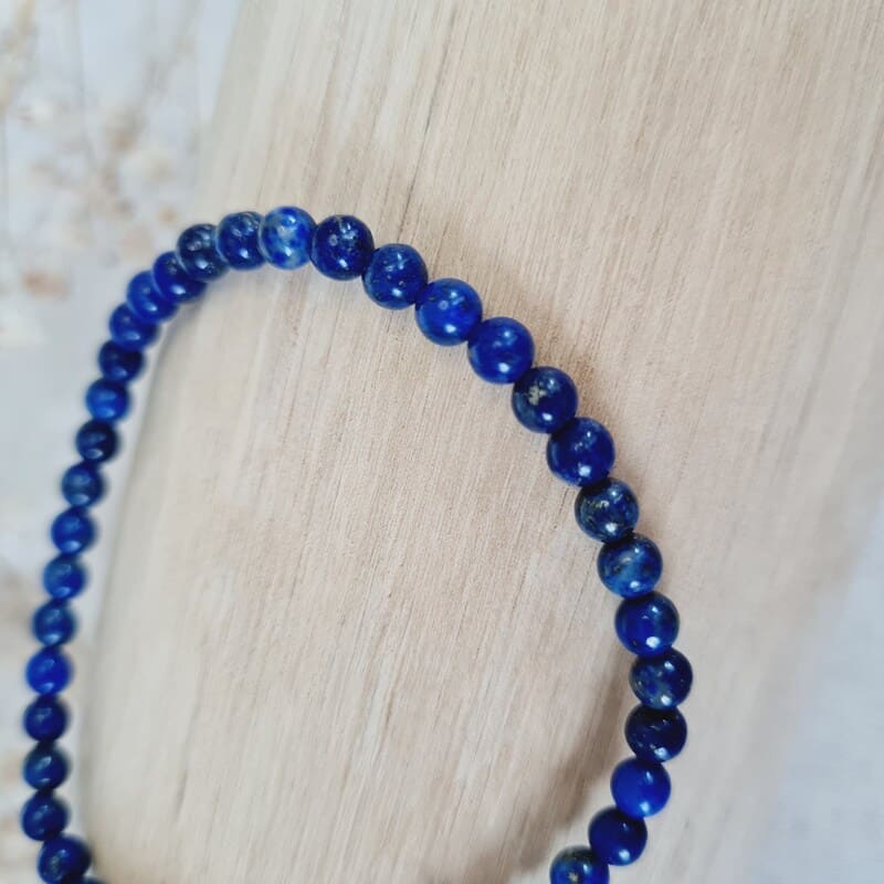 Lapis Lazuli náramek 4 mm (moudrost, uvědomění, intuice)