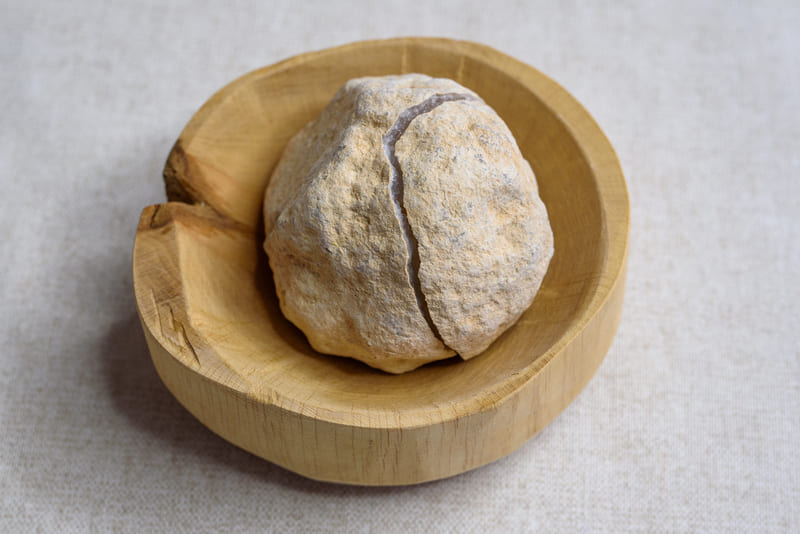 Křišťálová geoda - obě půlky - Maroko - velikost 10-12 cm