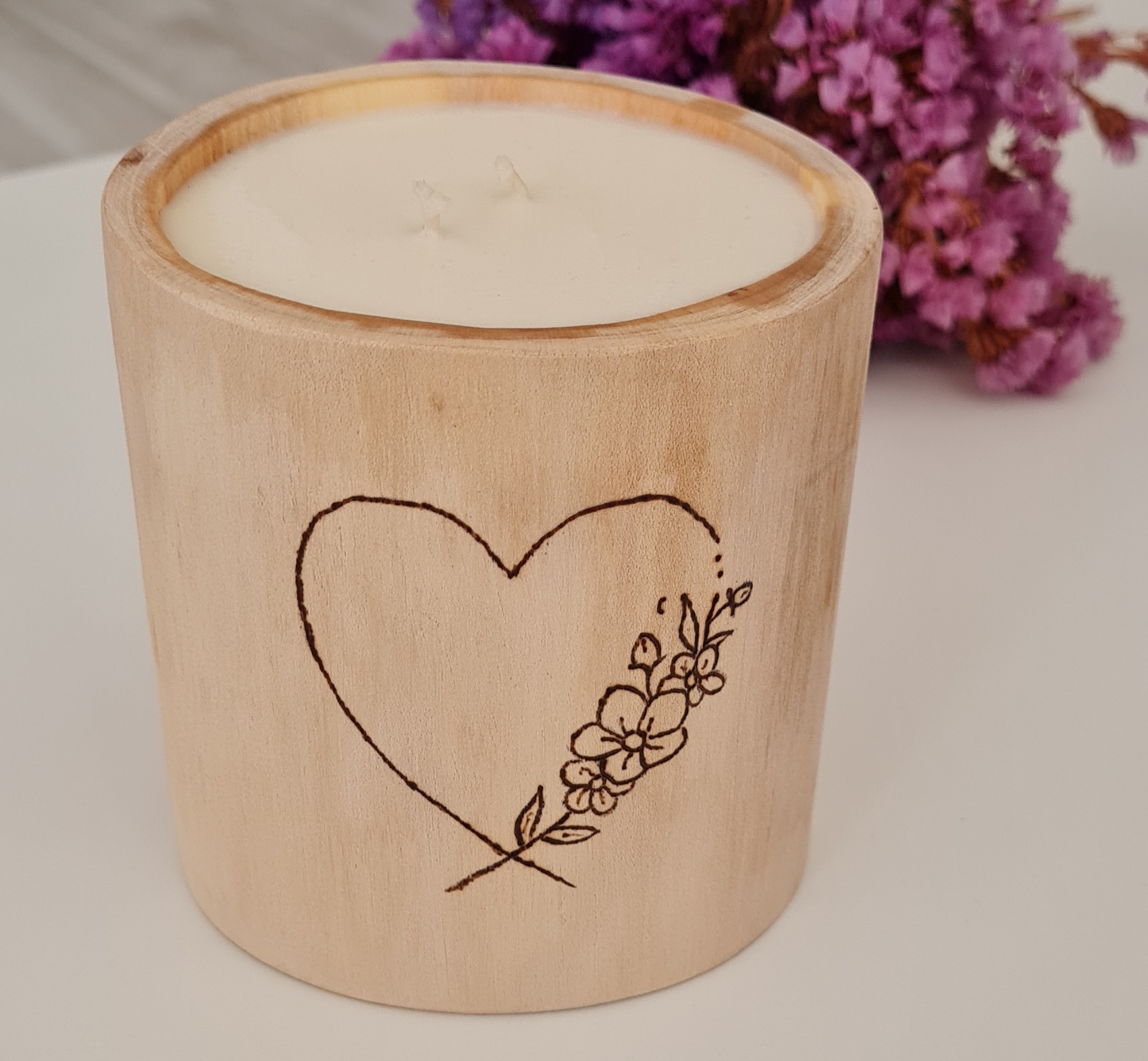 EKO Svíčka - 220 ml - Heart