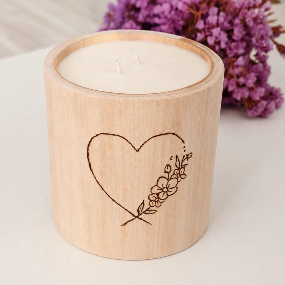 EKO Svíčka - 220 ml - Heart