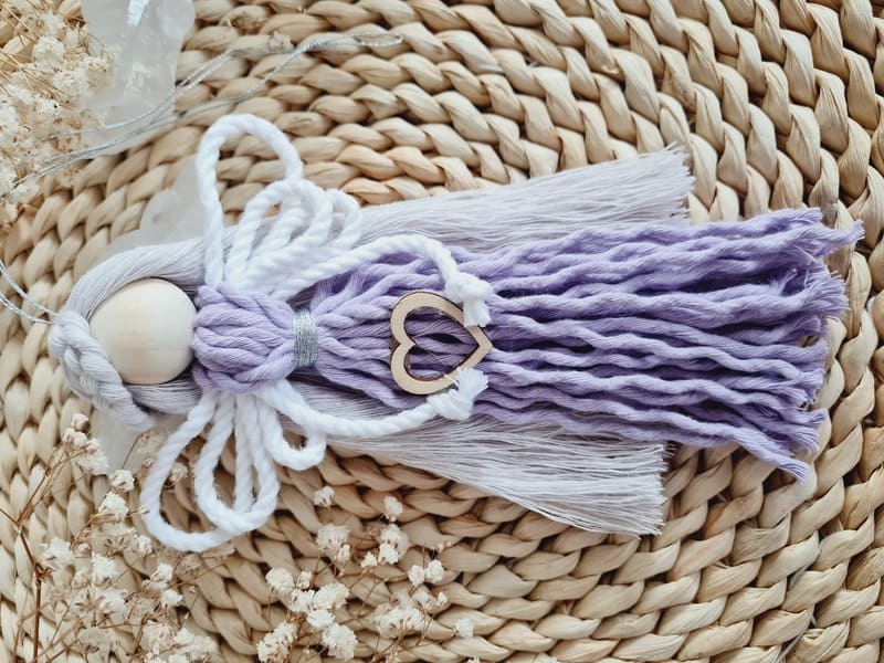 Anděl macramé LEVANDER
