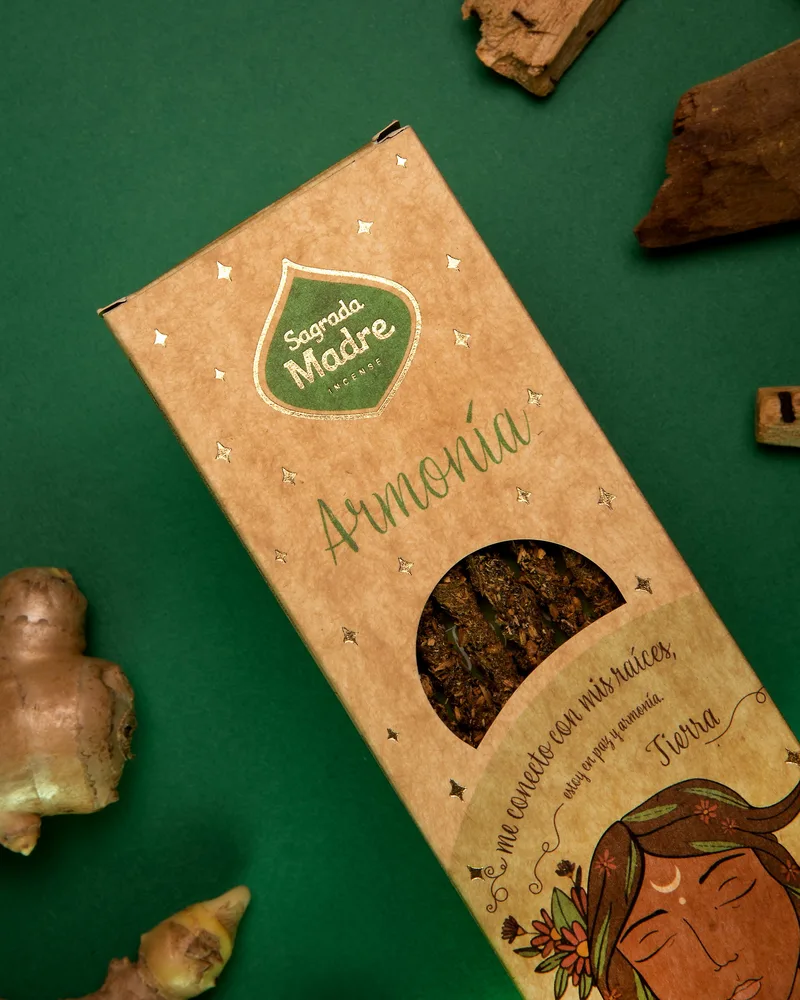 Vonné tyčinky Sagrada Madre 5 ELEMENTŮ – Země – Harmonie