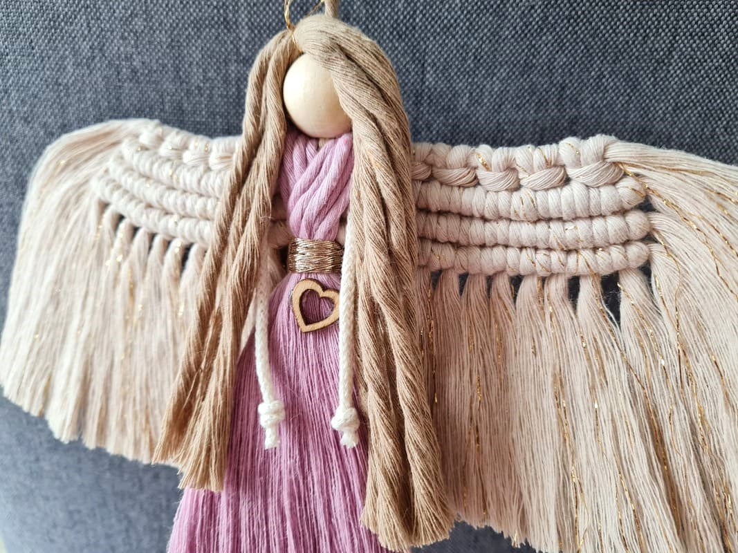 Anděl macramé INKA