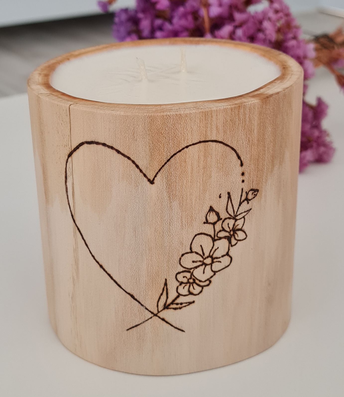 EKO Svíčka - 220 ml - Heart