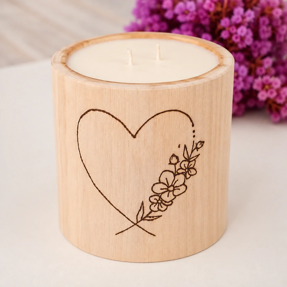 EKO Svíčka - 220 ml - Heart